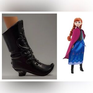 Mattel Doll Disney Princess Anna Frozen RIGHT Tall Black Boot